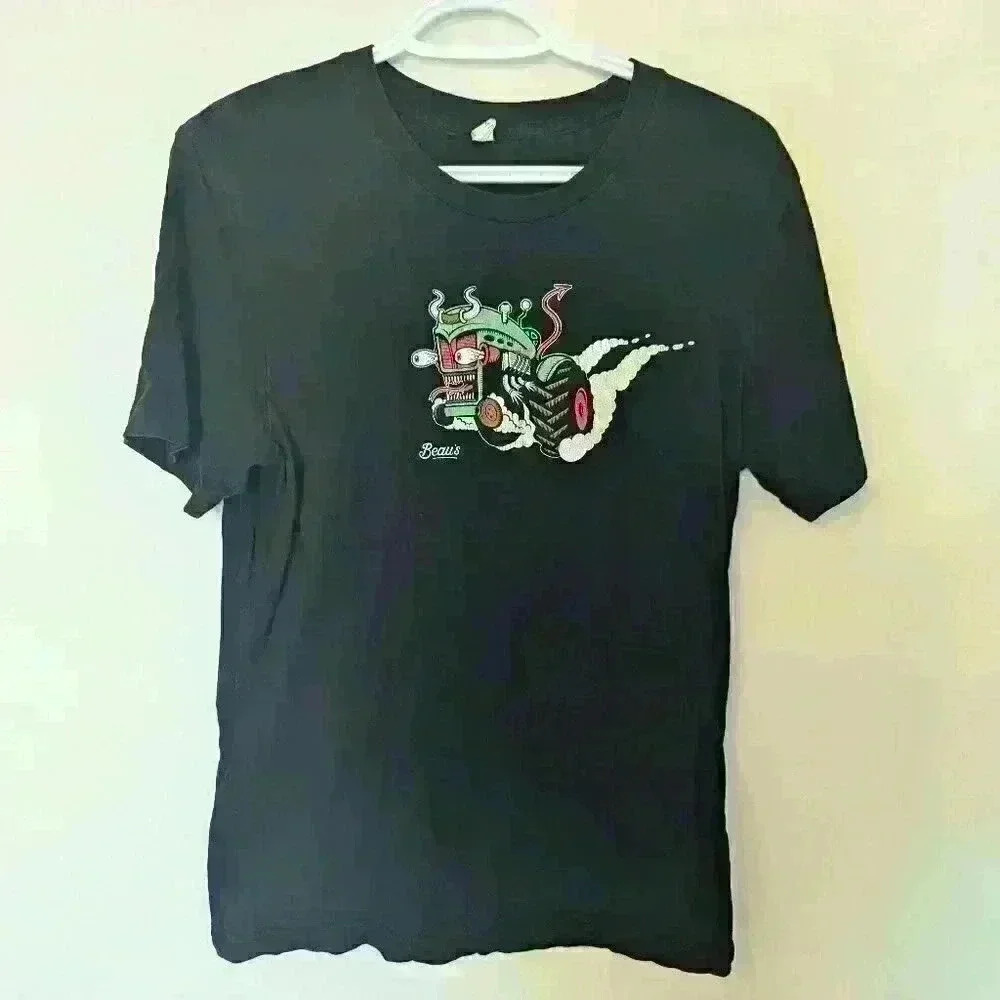 Beau's Brewery, graphic t-Shirt, Black,  Size M